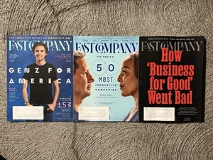 3 Fast Company Magazine Lot Inc. Tech Spring Summer 2024 2025 Issues - Picture 1 of 1
