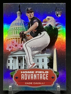 2023 Topps Update Series - Home Field Advantage Cade Cavalli #HA-30 (RC) - Image 1 of 4