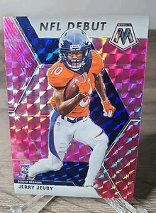 2020 Panini Mosaic - NFL Debut Jerry Jeudy #267 Camo Pink Mosaic Prizm (RC) - Picture 1 of 2