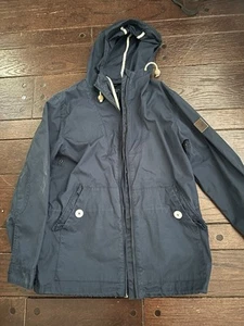 Women’s MediumPenfield Hudson 65 / 35 Blue Rain Jacket Wax Cloth - Picture 1 of 4