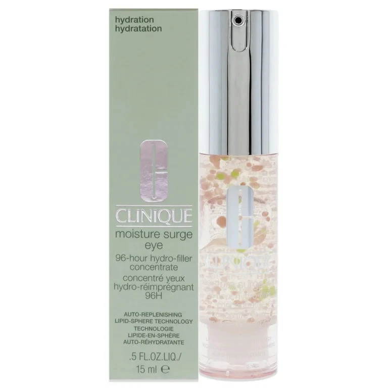 CLINIQUE MOISTURE SURGE EYE 96 HOUR HYDRO FILLER CONCENTRATE .5 OZ / 15 ML NIB - Image 1 of 1