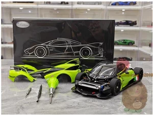 LCD 1:18 Pagani Huayra R Alloy Diecast Model Car adult Toy Hobby Ornaments Green - Picture 1 of 18