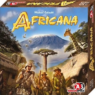 ABACUSSPIELE- Africana Jeu de société, 03121, Marron - Photo 1/3