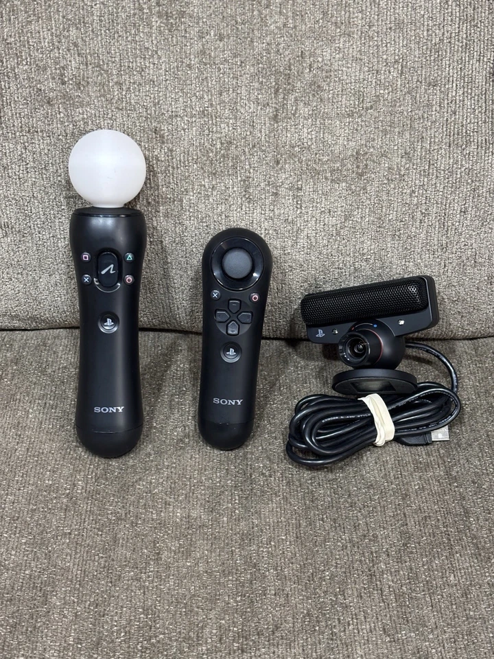 PlayStation Move Bundle PS3 Motion Controller w/ Camera & Navigation OEM - *READ - Image 1 of 4
