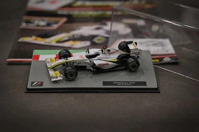 Jenson Button 2009 Brawn GP 01 1:43 Altaya Panini inkl. Heft Formel 1 - Bild 1 von 2