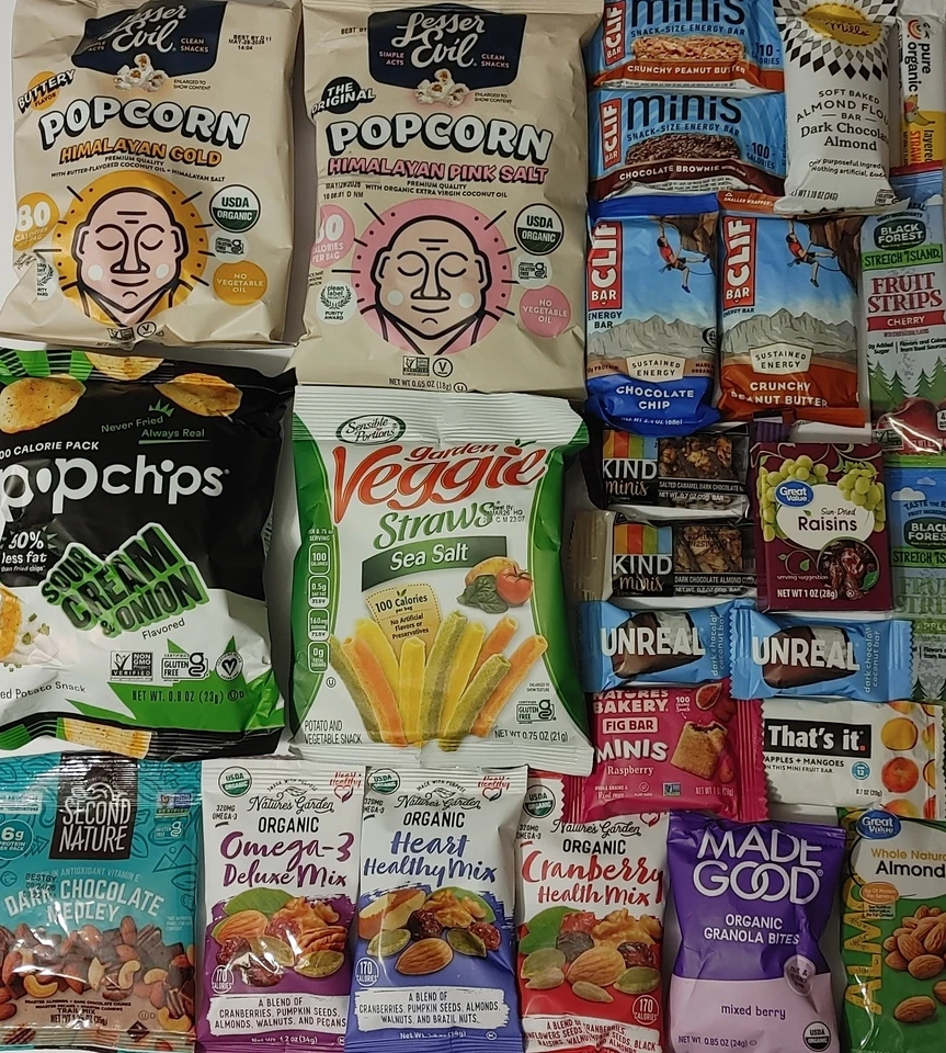 Caja de bocadillos saludables - Paquete de cuidado de bocadillos saludables surtido regalo - 25 unidades Foto 1 de 1