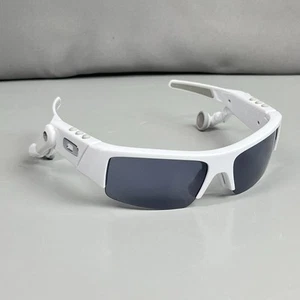 Oakley O ROKR Sunglasses WHITE/SMOKE Lenses Bluetooth ***DEAD BATTERY - Picture 1 of 23