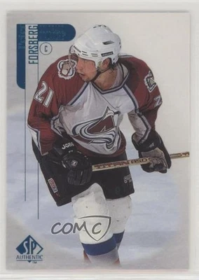 1998-99 SP Authentic Peter Forsberg #20 HOF - Image 1 of 2
