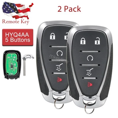 2 para Chevrolet Equinox 2018 2019 2020 2021 entrada sin llave arranque remoto llavero Foto 1 de 4