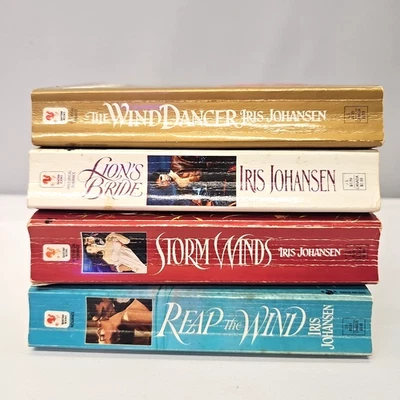 Iris Johansen Book Lot of 4 - Wind Dancer, Lion's Bride, Storm Winds - Fast Ship Foto 1 de 4