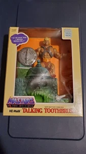 Spazzolino parlante vintage Janex He-Man incompleto con scatola e inserto non funziona - Foto 1 di 12