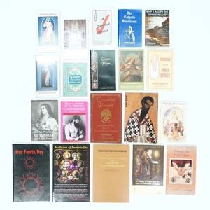 Vintage Lot of 20 Catholic Religious Ephemera Books Pamphlets Literature Prayers - Picture 1 of 21