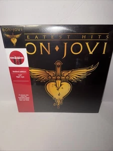 Bon Jovi Greatest Hits Limited Edition Tiger Eye LP Vinyl Compilation New Record - Picture 1 of 2