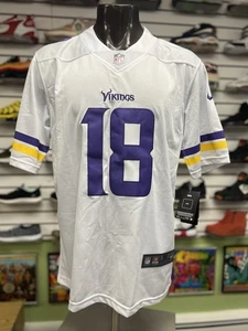 NEW Justin Jefferson Minnesota Vikings Nike NFL Jersey #18 Size M - Picture 1 of 14