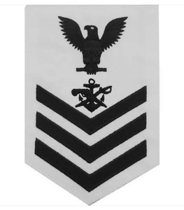 Vanguard MARINE E6 MÄNNLICHES BEWERTUNGSABZEICHEN SPECIAL WARFARE BOAT OPERATOR - WEISS - Bild 1 von 1