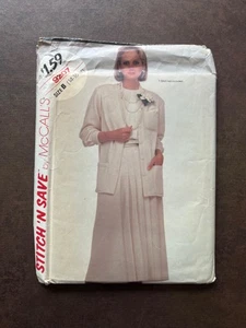 Vintage McCalls Sewing Pattern 9207 Misses Top & Skirt Size 14-18 * Uncut * - Picture 1 of 2