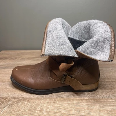 Botas de moto Sorel Major para mujer - cuero marrón y gamuza - talla 10,5 Foto 1 de 4