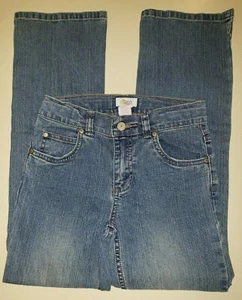 girls size 10 slim DENIM JEANS pants by CIRCO embroidered back pockets SCHOOL WE - Picture 1 of 2