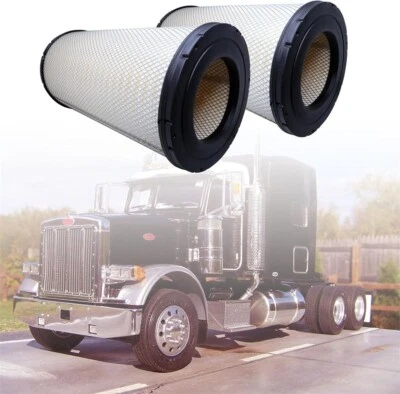 2X FILTRO DE AIRE MOTOR 6863 RS3534 P534925 CA8231 PARA CAMIÓN PETERBILT 379 379X 389 Foto 1 de 2