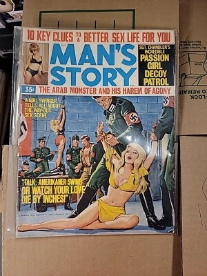 Man’s Story Magazine February 1974 High Grade Foto 1 de 4