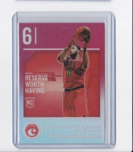 OMARI SPELLMAN 18-19 CHRONICLES RED PARALLEL ROOKIE CARD-SERIAL #'D/149-GO 'NOVA - Picture 1 of 23