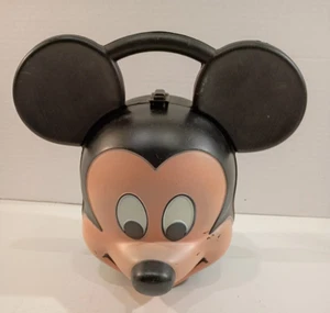 Vintage Mickey Mouse Brotdose mit Thermoskanne 80er Jahre GC - Bild 1 von 15
