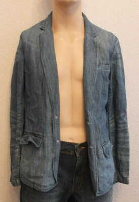 * GUESS Leinen Denim Sakko Gr. XS 44 TOP - Bild 1 von 4