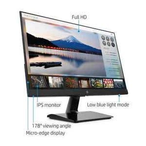 HP 24M 23.8'' FHD IPS LED Ultra Thin Bezel Widescreen Monitor - Black - Picture 1 of 3