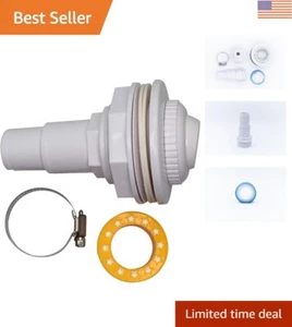 Kit de chorro de retorno de piscina de acero inoxidable con montaje direccional de globo ocular y juntas - Imagen 1 de 11