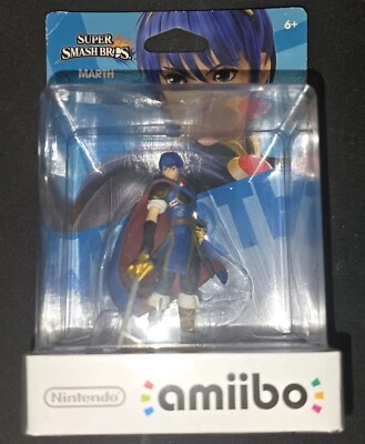 Super Smash Bros Brothers Marth Amiibo Nintendo Wii U Switch 3DS Novo em folha selo! - Imagem 1 de 4