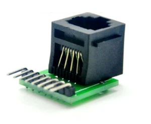 RJ45 8Pin Universal Connection Port Ethernet Adapter Board For Cat5 Cat5e Cat6 - Picture 1 of 4