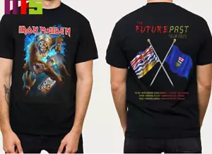 Iron Maiden Canada Event Tee The Future Past 2023 Tour Two Sides Essentials - Picture 1 of 1