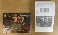 Upper Deck AEW 2023 Match Dated Moments #4 Hangman Adam Page Revolution PPV Card