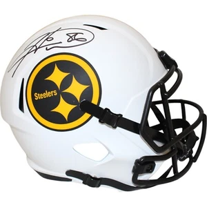 Hines Ward Autographed/Signed Pittsburgh Steelers F/S Lunar Helmet Beckett 48612 - Picture 1 of 4
