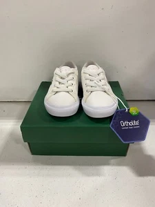 Toddler girl's Lacoste powercourt white pink gator sneakers shoes - Picture 1 of 5
