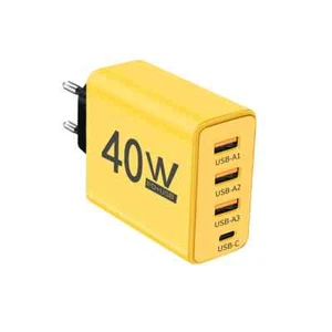 40W Portable Dual PD Charger Type-C Fast Charging USB Phone Wall Power Adapter - Picture 1 of 14