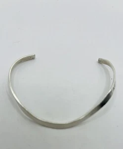 Sterling Handmade Cuff Abstract Unisex Bracelet - Picture 1 of 3