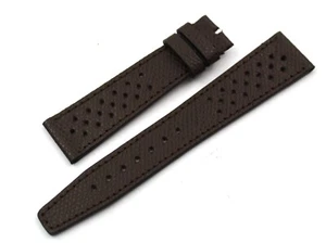 Watch Band Racing Leather Marrone Scuro Varie Misure Artigianale Ottima Qualità - Bild 1 von 4