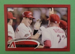 2012 Topps #608 Paul Goldschmidt TARGET Red SP, Yankees / Centered, CLEAN, HOF - Picture 1 of 2
