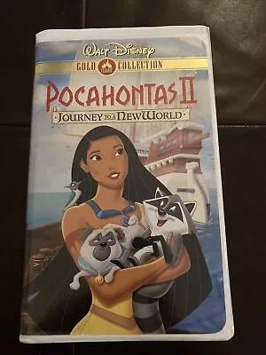 ~WALT DISNEY~GOLD COLLECTION~POCAHONTAS II~JOURNEY TO A NEW WORLD~VHS New - Image 1 of 4