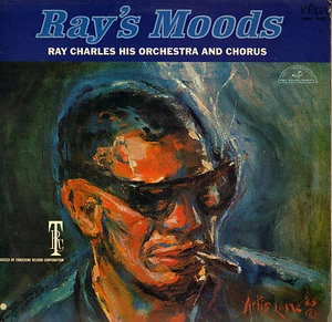RAY CHARLES "RAY'S MOODS" RHYTHM & BLUES SOUL LP 1966 ABC PARAMOUNT 550 - Picture 1 of 4