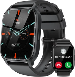 Smartwatch Męski Damski z funkcją telefonu Zegarek sportowy Zegarek na rękę dla Androida IOS - Zdjęcie 1 z 8