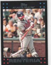 2007 topps #6 Edgar Renteria BRAVES