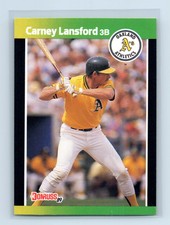 1989 Donruss Baseball's Best Carney Lansford Oakland Athletics #22