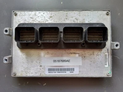 FREE PROGRAMMING 2009 Jeep Wrangler 3.8L AT ECU ECM PCM 05187689AE 05150466AA - Image 1 of 2
