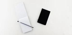 Silvine Black Police Style Pocket Notebook With With Elasticated Stiff Cover - Picture 1 of 3