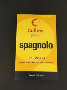 LIBRO DIZIONARIO SPAGNOLO ITALIANO COLLINS POCKET 11x18 cm BOROLI 2005 - Imagen 1 de 1