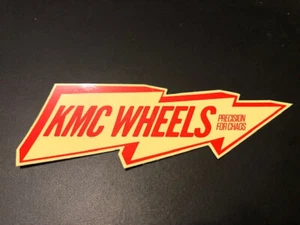 PEGATINA DE CALCOMANÍA KMC WHEELS RACING 5X2 Todoterreno Powersport CARRERAS CALLEJERAS - Imagen 1 de 1