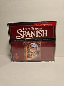 Learn To Speak Spanish Interactive Learning Solution Version 8.0 ROM 4 CD Set - Picture 1 of 4
