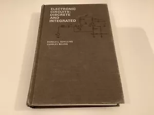 ELECTRONIC CIRCUITS: DISCRETE AND INTEGRATED DONALD SCHILLING 1968 HARDCOVER - Picture 1 of 10
